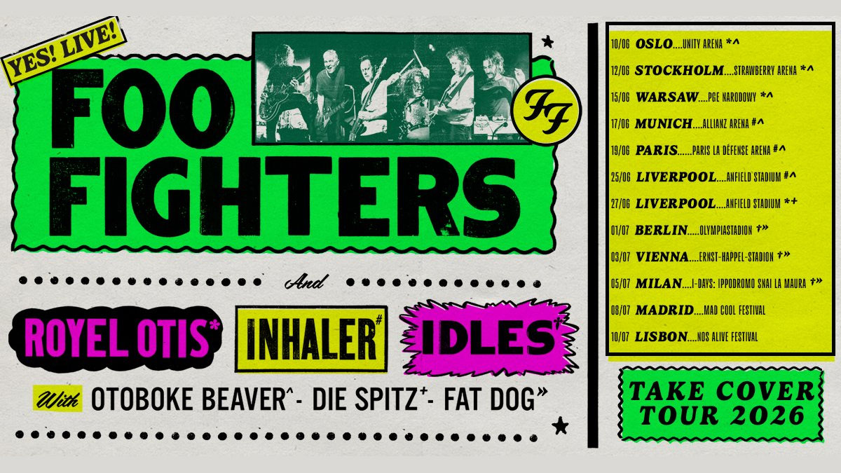 Foo Fighters announce 2026 European tour dates