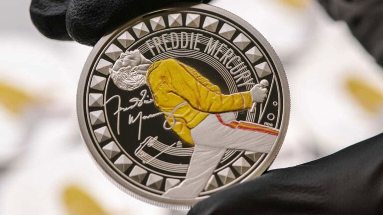 Freddie Mercury honored by The Royal Mint Freddie Mercury honored by The Royal Mint