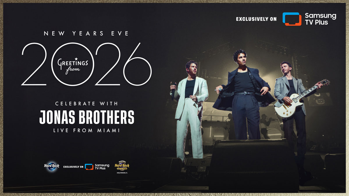Jonas Brothers team with Samsung TV Plus for special live New Year’s Eve celebration