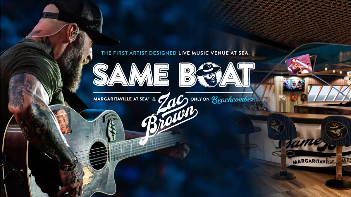 Zac Brown teams with Margaritaville at Sea for artist-curated floating music venue Zac Brown teams with Margaritaville at Sea for artist-curated floating music venue