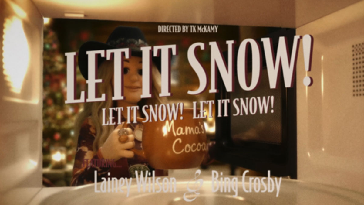 Lainey Wilson debuts animated ‘Let It Snow’ video