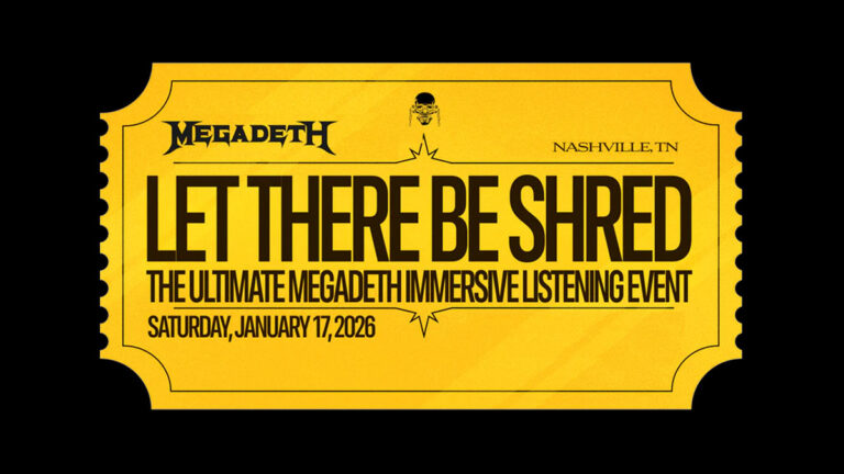 Megadeth announces self-titled album listening event