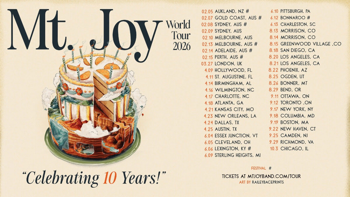 Mt Joy reveals more 2026 North American dates